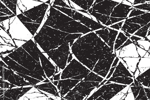 Grunge Black and White Marble Texture Background