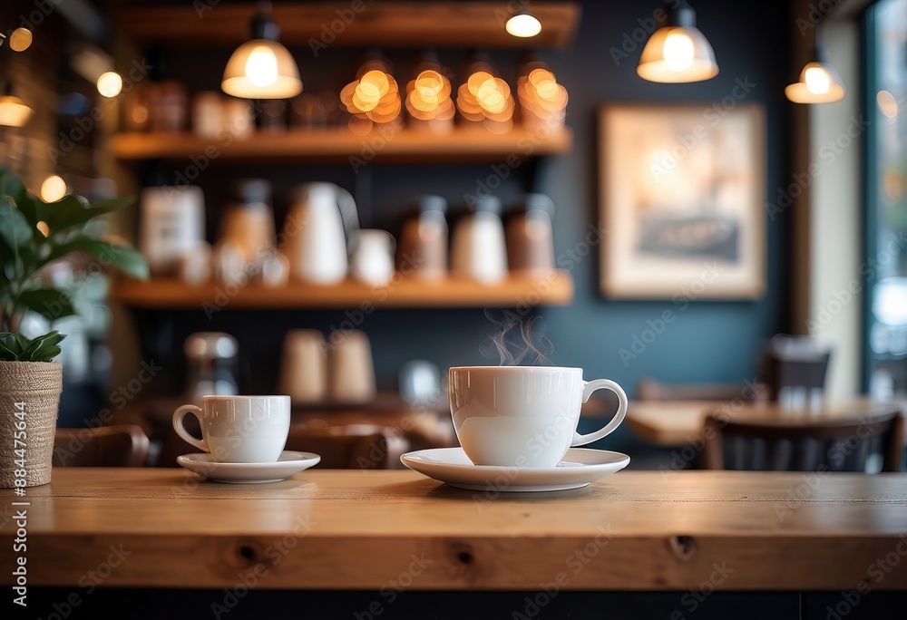 Obraz premium cup of coffee on the table