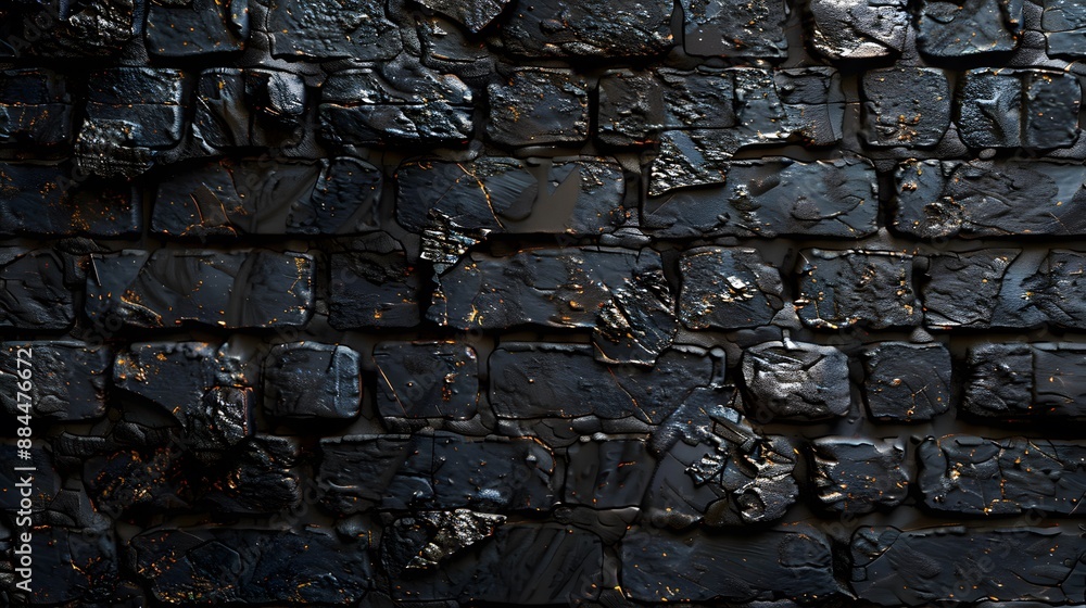 Old black brick wall texture background, black stone block wall texture, rough and grunge surface as used for background, wallpaper and graphic web design. Old black brick wall texture background, black stone block wall texture, rough and grunge surface as used for background, wallpaper and graphic web design.