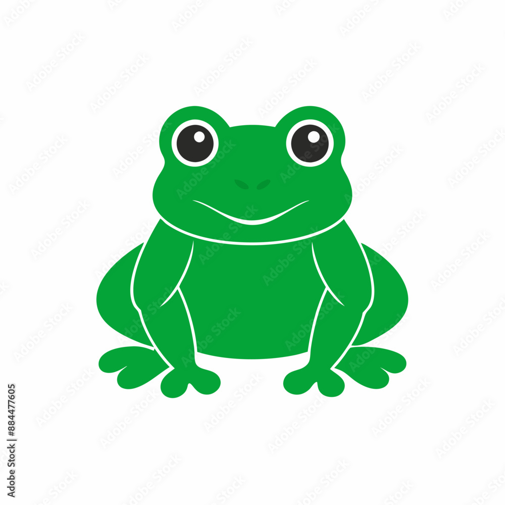 Obraz premium green frog