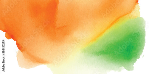 Indian tri watercolor  background vector file 