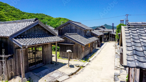 Wallpaper Mural 日本の古い漁師村の風景 Torontodigital.ca