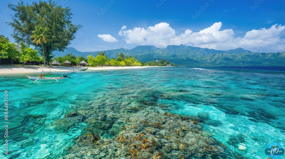 Fototapeta premium Escape to Paradise: Gili Islands, Indonesia