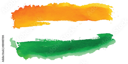 Indian flag watercolor vector file