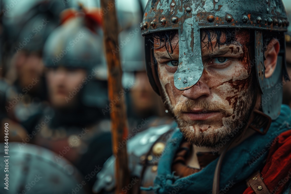 A Warrior's Gaze: A Reenactment of Medieval Combat A Warrior's Gaze: A Reenactment of Medieval Combat