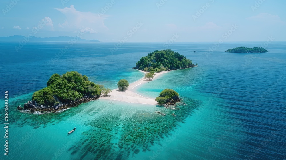 Fototapeta premium Discovering Mergui's Archipelago