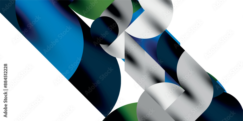 Shadow effect shiny circles and round triangles geometric modern art. Vector Illustration For Wallpaper, Banner, Background, Card, Book Illustration, landing page Shadow effect shiny circles and round triangles geometric modern art. Vector Illustration For Wallpaper, Banner, Background, Card, Book Illustration, landing page