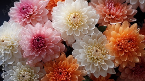 Vibrant Chrysanthemum Flowers in Bloom - Natural Floral Beauty