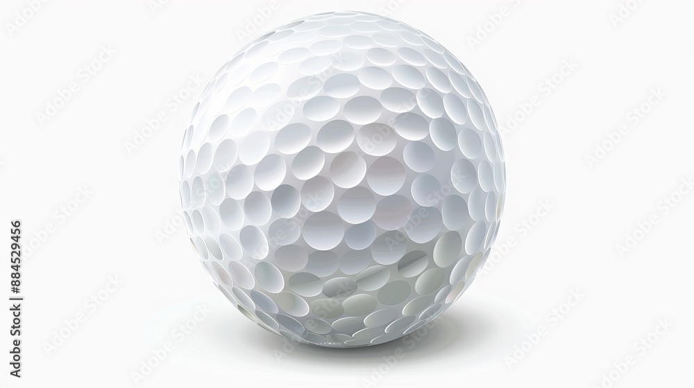 Vector illustration of a golf ball icon on a white background Vector illustration of a golf ball icon on a white background
