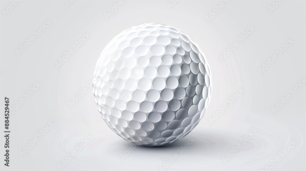 Vector illustration of a golf ball icon on a white background Vector illustration of a golf ball icon on a white background
