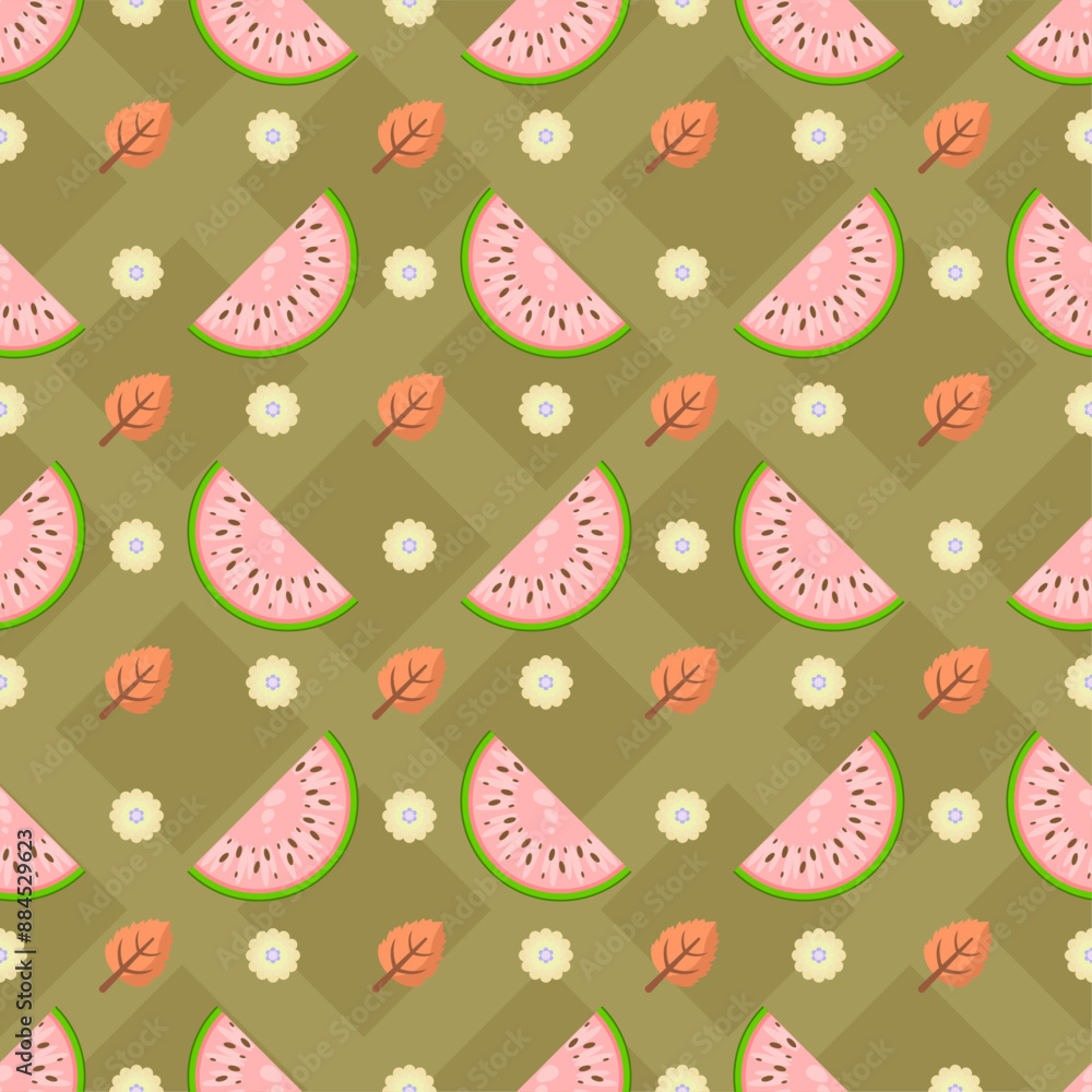 Seamless Pattern Abstract Elements Fruits Food Watermelon Vector Design Style Background Illustration Texture For Prints Textiles, Clothing, Gift Wrap, Wallpaper, Pastel Seamless Pattern Abstract Elements Fruits Food Watermelon Vector Design Style Background Illustration Texture For Prints Textiles, Clothing, Gift Wrap, Wallpaper, Pastel