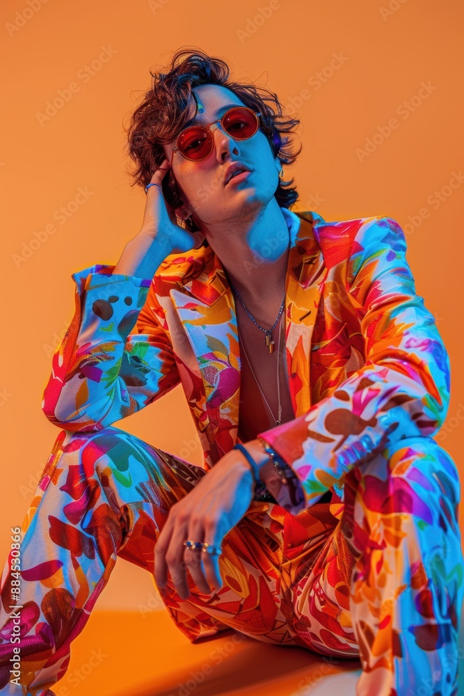 A Studio Session in Vibrant Hues A Studio Session in Vibrant Hues