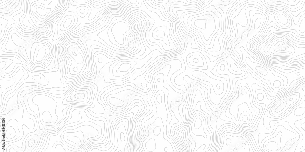 Vector white wave line geography landscape Topo contour map on white background. Geographic mountain relief diagram line wave carve pattern. Topographic world map contour lines map texture. Vector white wave line geography landscape Topo contour map on white background. Geographic mountain relief diagram line wave carve pattern. Topographic world map contour lines map texture.
