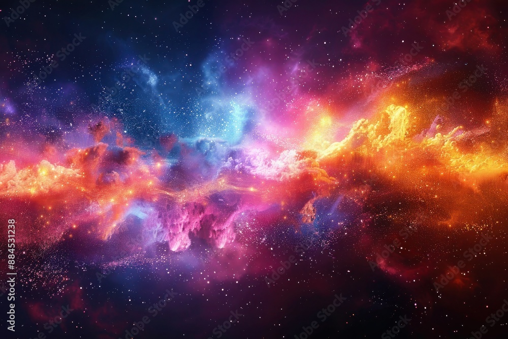 Colorful Abstract Pop Background with Dynamic Burst of Vibrant Hues Colorful Abstract Pop Background with Dynamic Burst of Vibrant Hues