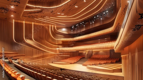 Innovative design of a concert hall