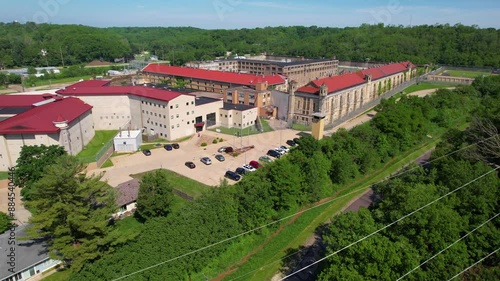 IOWA - 6.28.2024 - Amazing aerial footage covering the span of the Iowa State Penitentiary. photo