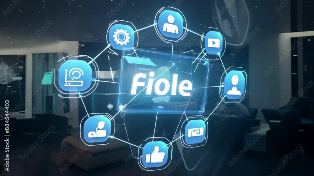 Social Network Connection in Technology and Business: Icon of global digital communication, with hands touching mobile, laptop, phone, and tablet Social Network Connection in Technology and Business: Icon of global digital communication, with hands touching mobile, laptop, phone, and tablet