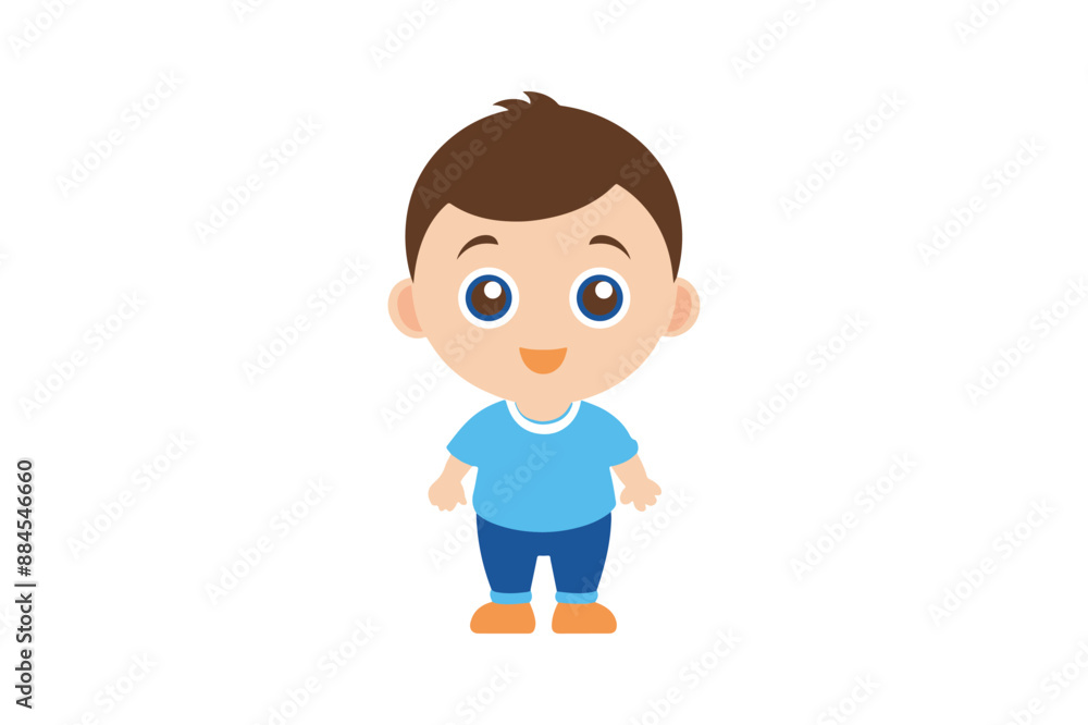 Cute baby boy vector illustration Cute baby boy vector illustration