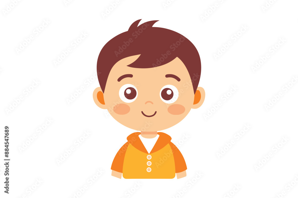 Cute baby boy vector illustration Cute baby boy vector illustration