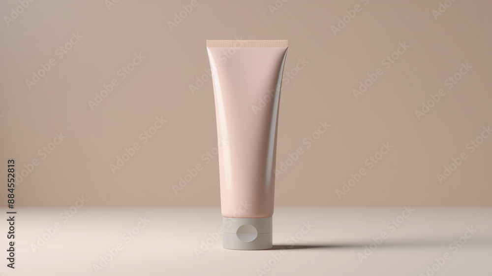 mockup template tube cosmetic packaging for cream on pink background mockup template tube cosmetic packaging for cream on pink background