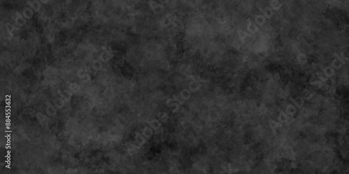 Abstract black stone wall texture grunge rock surface. dark gray background backdrop. wide panoramic banner. old wall stone for dark black distressed grunge background wallpaper rough concrete wall.