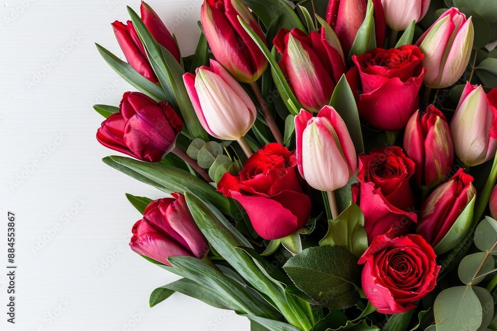 Fresh Red Tulips Elegant and Timeless Floral Display Close up Photography Fresh Red Tulips Elegant and Timeless Floral Display Close up Photography