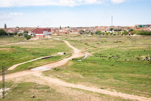 Via de la Plata - a view of Montamarta, province of Zamora, Castile and Leon, Spain
