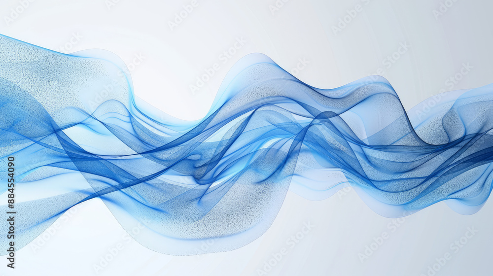 ภาพประกอบสต็อก Blue abstract wave design for certificates, diplomas ...