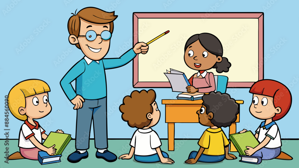 the teacher teach us the teacher teach us