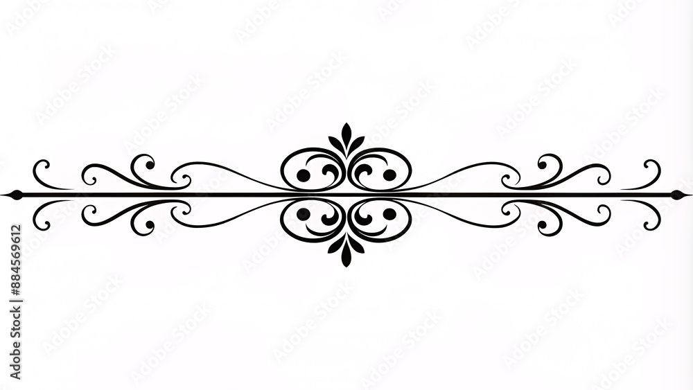 decorative horizontal black line style design decorative horizontal black line style design