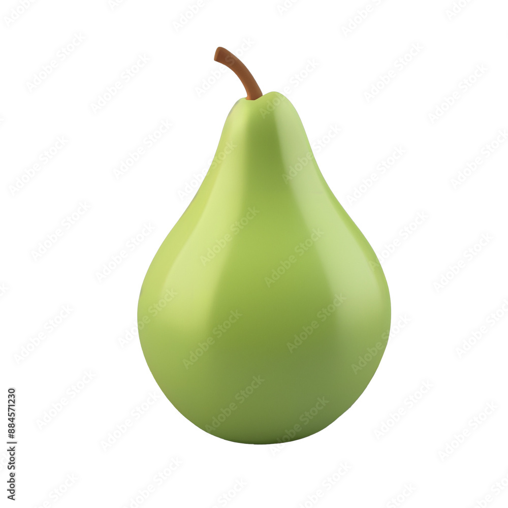 3d realistic render vector icon of a pear fruit, transparent background 3d realistic render vector icon of a pear fruit, transparent background