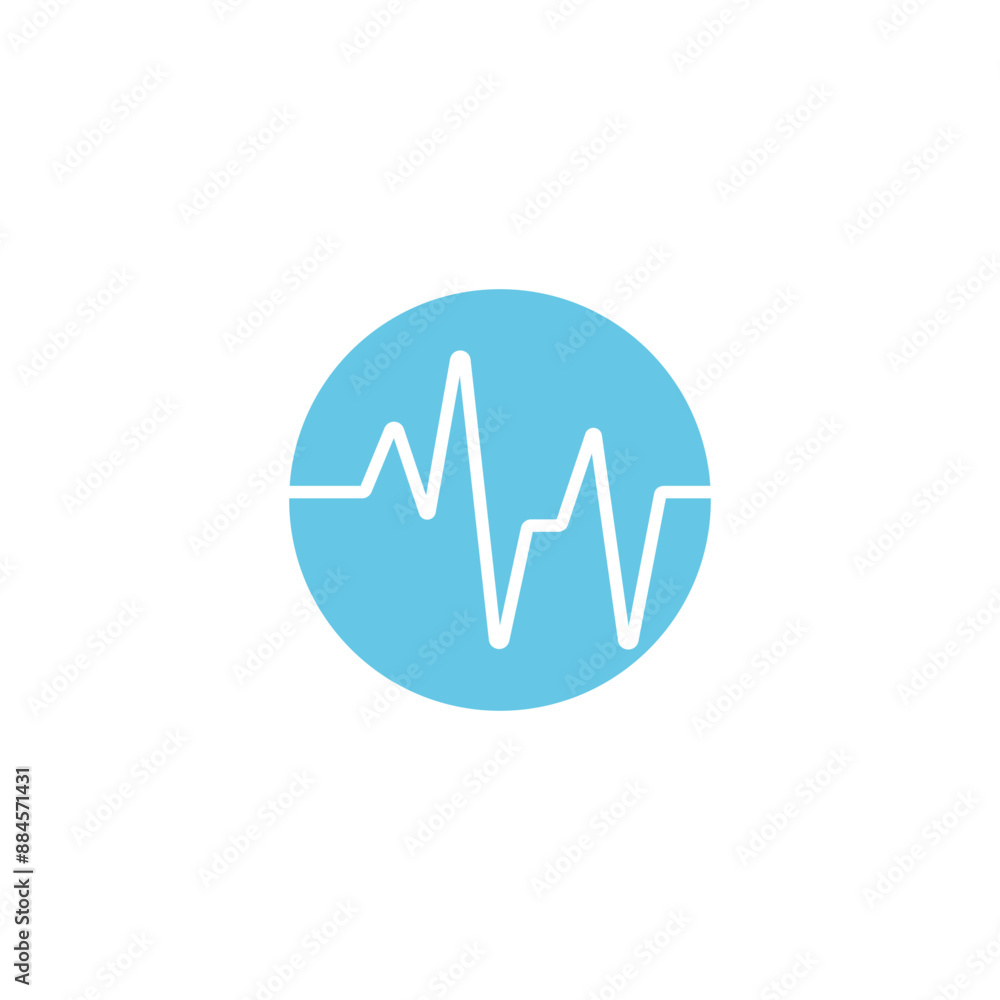 Pulse line ilustration logo vector template Pulse line ilustration logo vector template