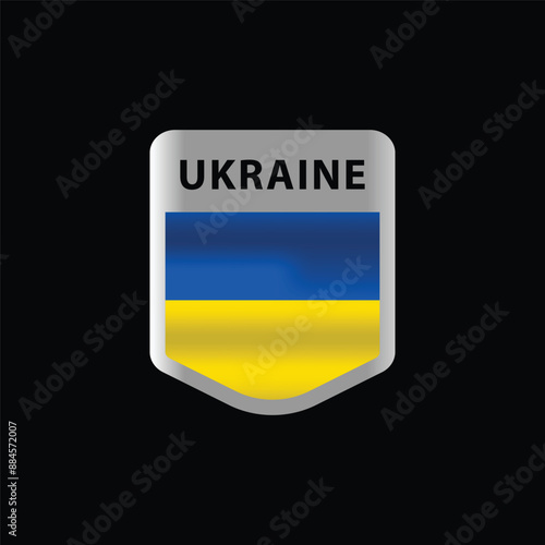 Emblem logo icon ukraine nation flag design vector Free Download Emblem logo icon ukraine nation flag design vector - GFXLoad
