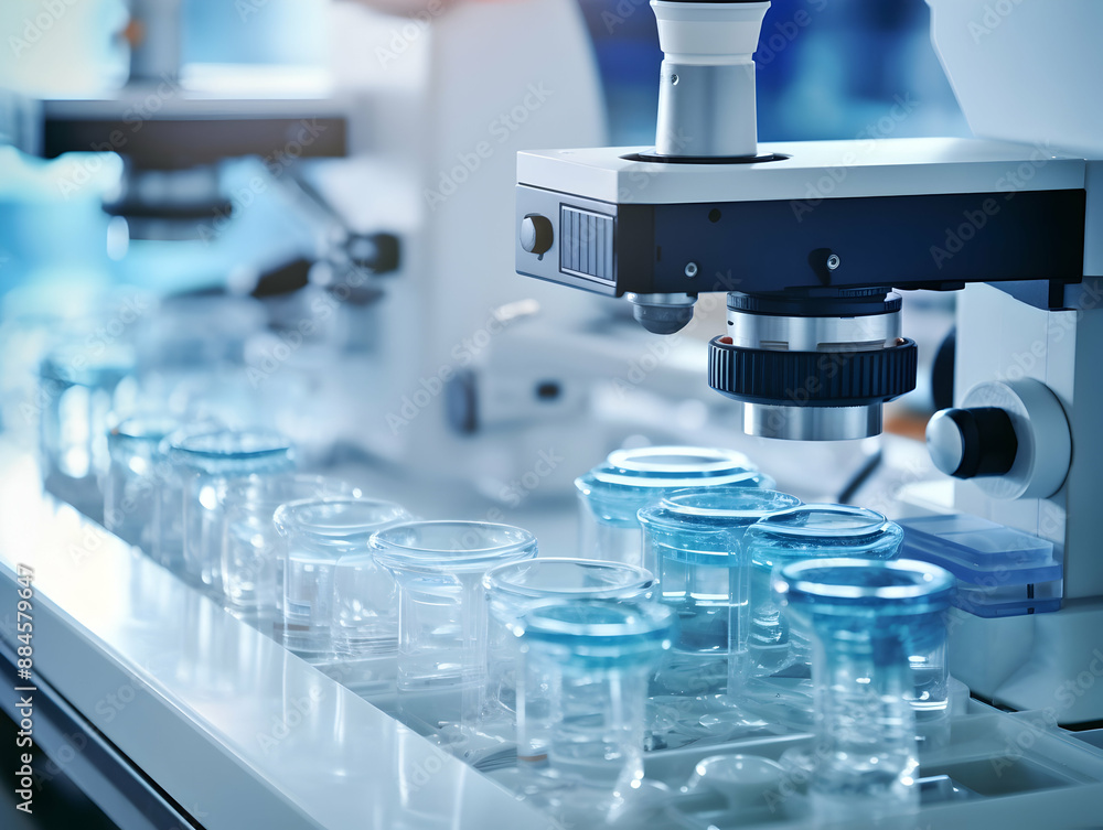 Experimental research on biotechnology and DNA, Smart Farming and Agriculture Innovation Concept, scientific research in the field of biology Experimental research on biotechnology and DNA, Smart Farming and Agriculture Innovation Concept, scientific research in the field of biology