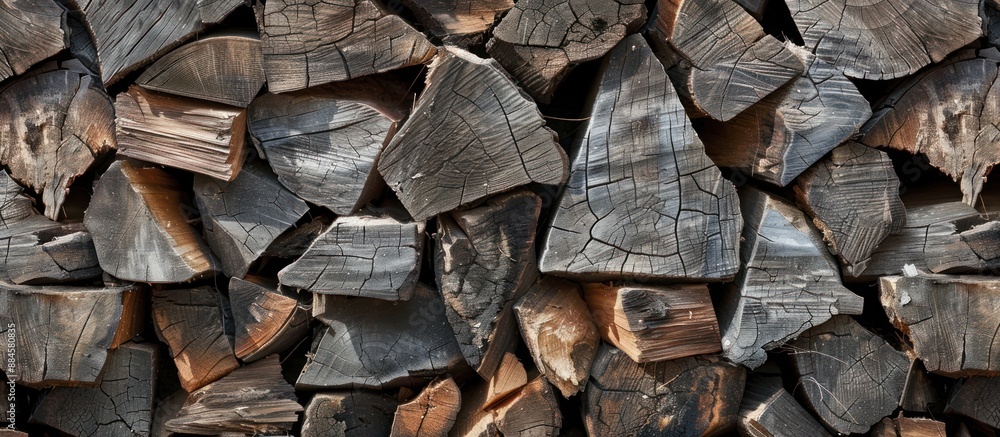 Background of dry chopped firewood logs in a pile Background of dry chopped firewood logs in a pile