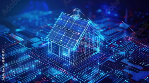 Smart Home Technology Illustration