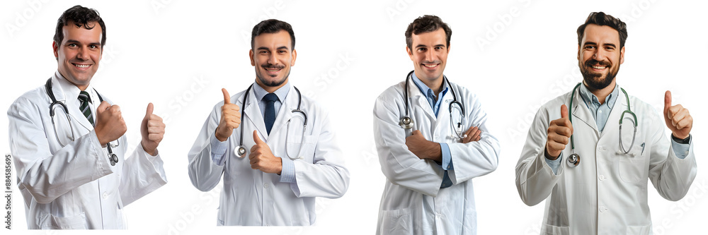 Medical professional isolated on a white background, png Medical professional isolated on a white background, png