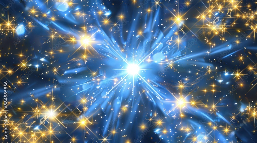 Sparkling Starry Night Abstract Sparkling Starry Night Abstract