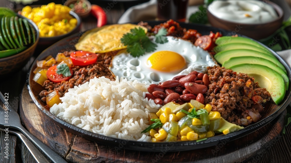 Delicious Mexican Breakfast Plate Delicious Mexican Breakfast Plate