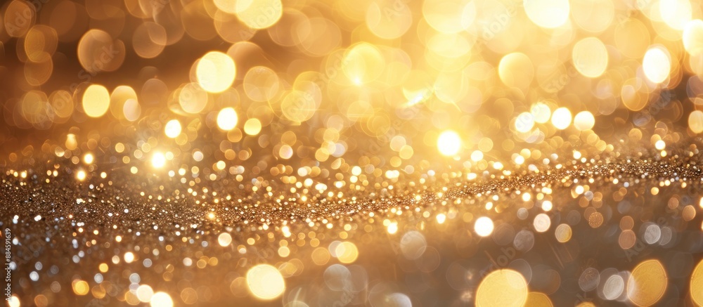Golden Glitter and Bokeh Lights Golden Glitter and Bokeh Lights