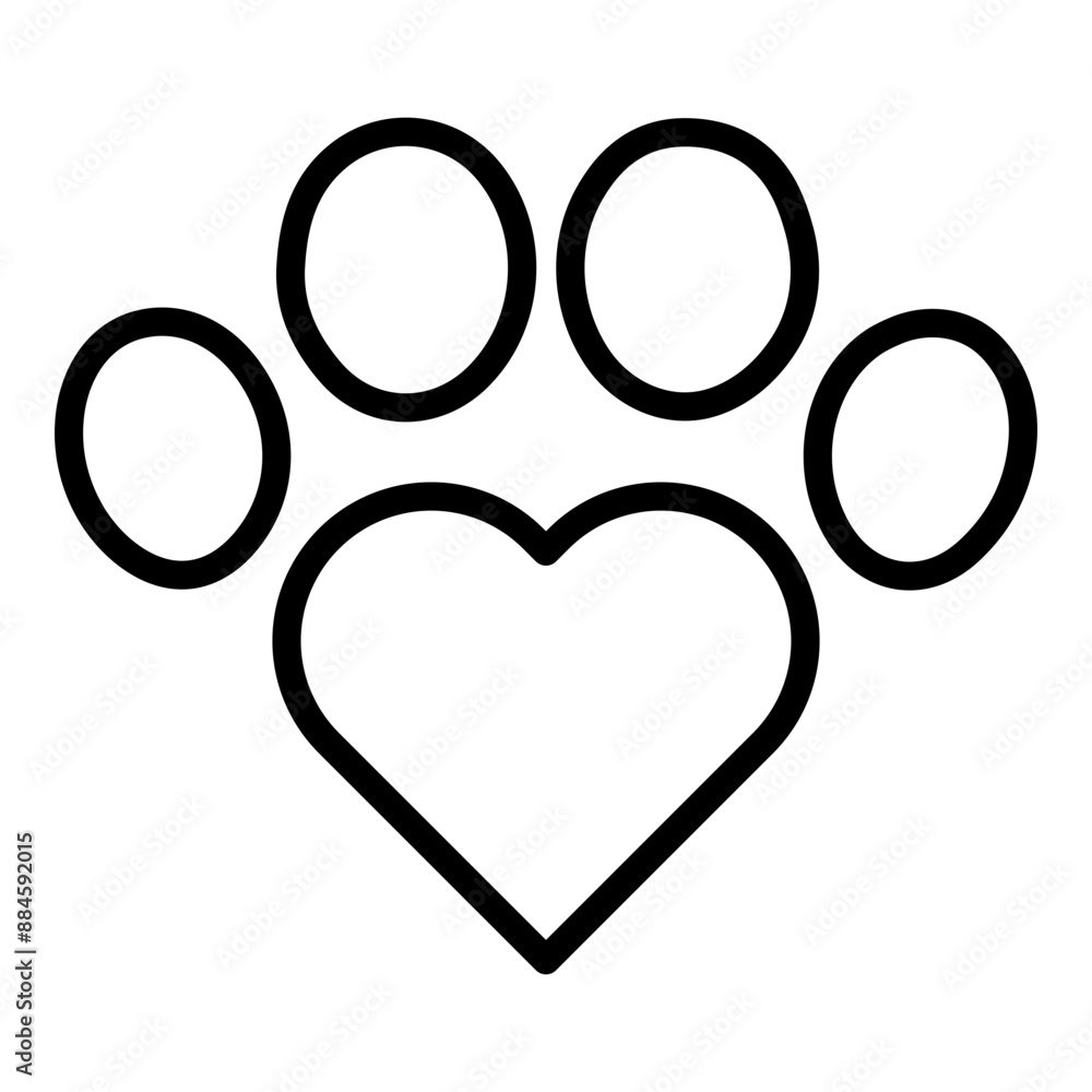 Paw prints Paw prints