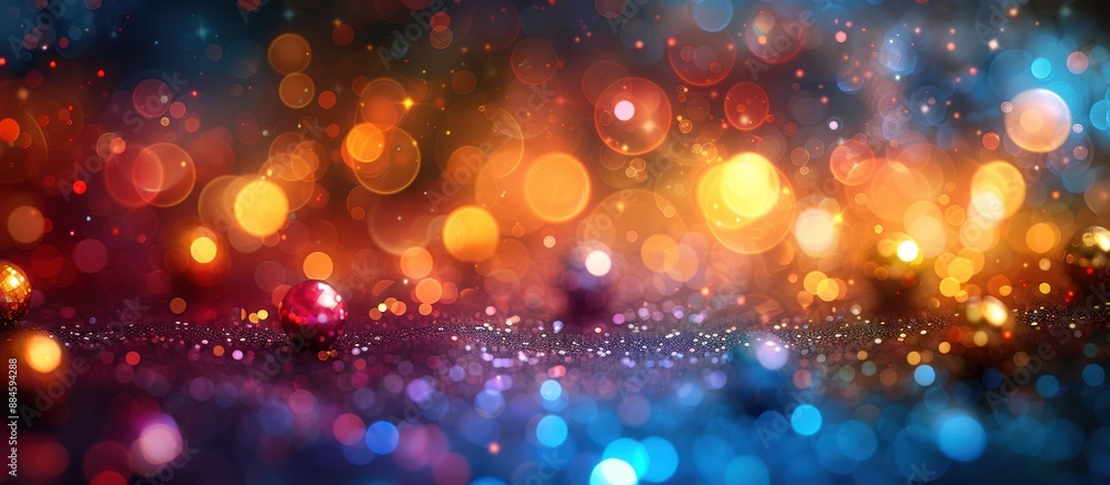 Abstract Festive Background with Glittering Lights Abstract Festive Background with Glittering Lights