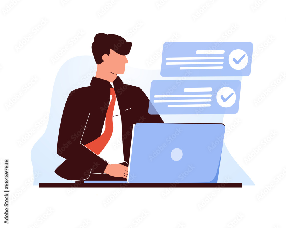 Personal productivity and task management. Business concept illustrations. Freelance, efficiency, work rate, performance Personal productivity and task management. Business concept illustrations. Freelance, efficiency, work rate, performance