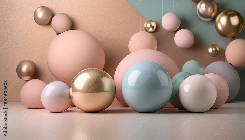 A professional template for presentation about the strategies of business with pastel backgrounds