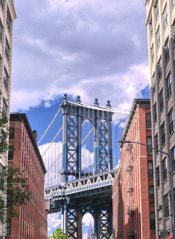 The Manhattan Bridge from Dumbo, Brooklyin, New York