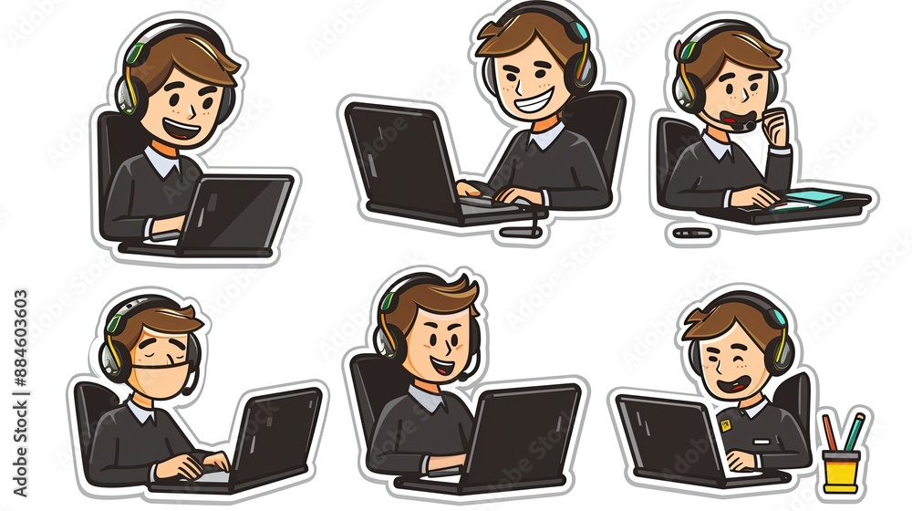 stickers collection, isolated cartoon, white background, vector graphics in clip art style, high resolution, colorful. generated AI stickers collection, isolated cartoon, white background, vector graphics in clip art style, high resolution, colorful. generated AI