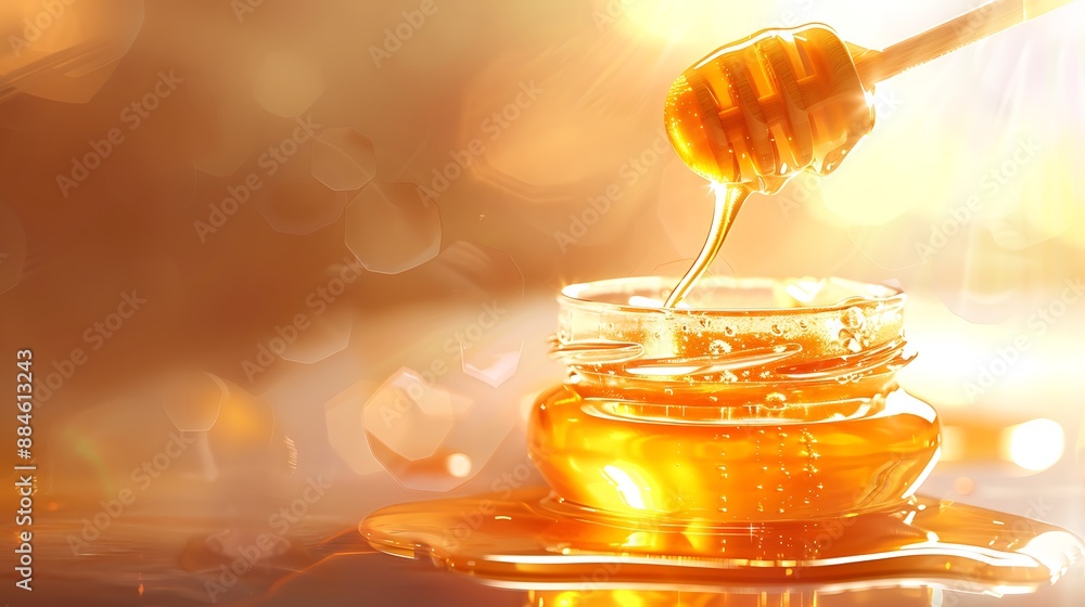Honeycomb Filled with Honey Honeycomb Filled with Honey