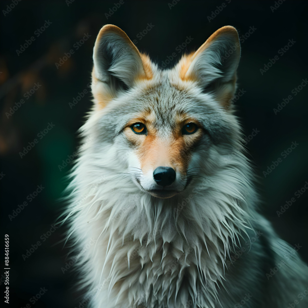 Fototapeta premium Close-up Portrait of a Coyote