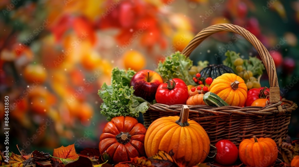 Pumpkins in basket thanksgiving autumn harves wallpaper background Pumpkins in basket thanksgiving autumn harves wallpaper background