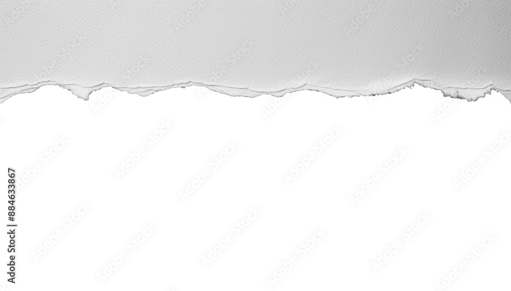 white torn paper on transparent background white torn paper on transparent background